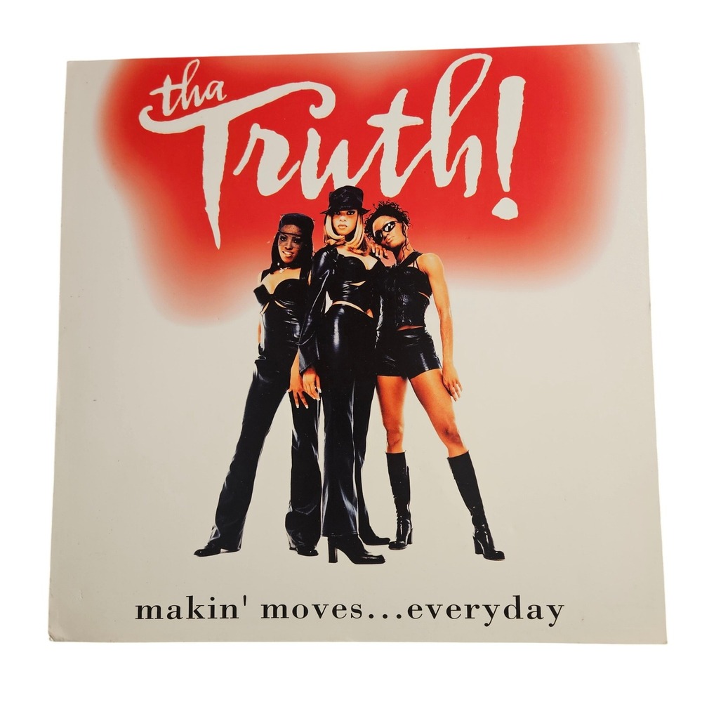 Tha Truth! Makin' Moves... Everyday 12x12 Double Sided Flat Promo Poster 1997‎